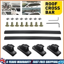 FOR HONDA CRV MK3 ROOF CROSS BARS FULL LENGTH BLACK TOP MOUNT LUGGAGE RACK 07-11