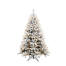 Christmas tree green prelit - christmas,