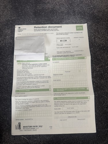 Private number with retention