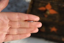 Vintage 9ct Gold Faceted Moonstone Ring Size N