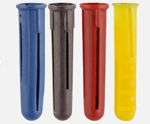 5mm 6mm 8mm 10mm - nylon, rawl