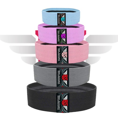 Fabric resistance bands heavy - bands,