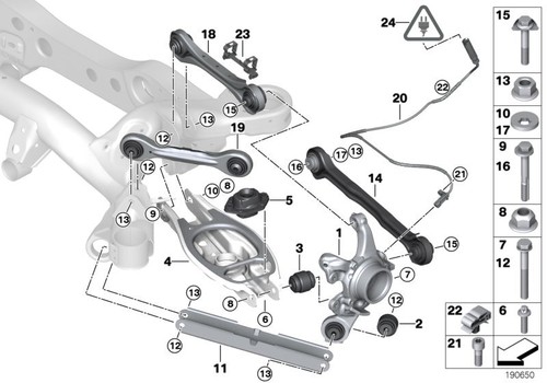 Bmw genuine securing bolt - bmw,