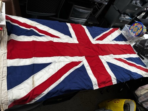 Vintage stitched union jack - vintage,