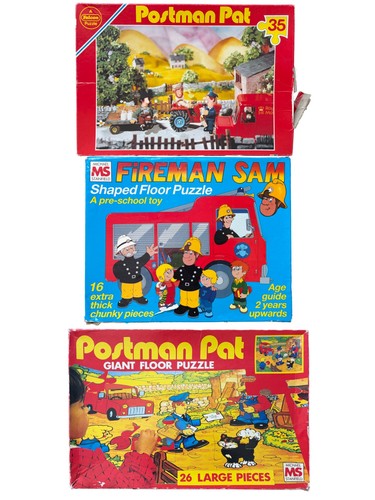 Vintage jigsaws 2x postman - jigsaws,