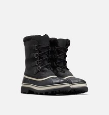 Sorel Caribou Men's Waterproof Boots Black, Dark Stone NEW