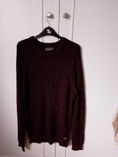 Mens Jack & Jones Brown Crew