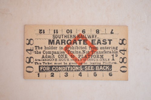Railway platform ticket - railway,