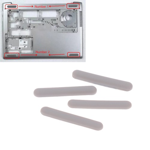 4pcs laptop rubber feet - rubber,