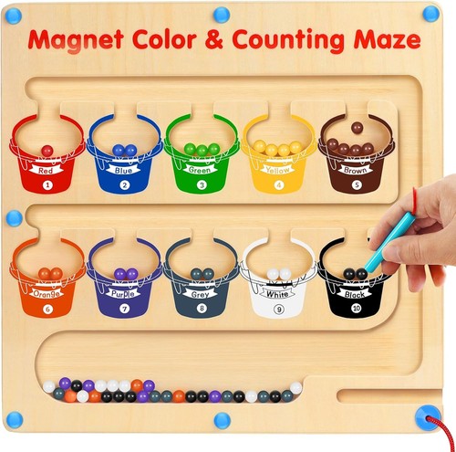 Magnetic maze montessori - magnetic,