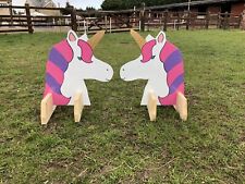 Horse & Pony 50cm unicorn Show Jump Fillers. Price Is For A Pair