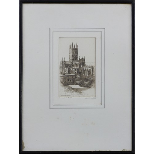 Etching edgar james - etching, by