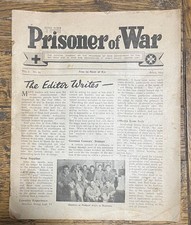 Vintage British WW2 Journal The Prisoner of War Volume 2 Issue No 24 April 1944