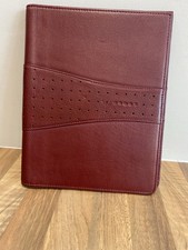 Cross Red Leather Organiser Padfolio Portfolio Folder Medium Exc Condition