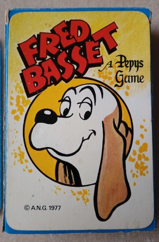 Vintage fred basset pepys card - vintage,