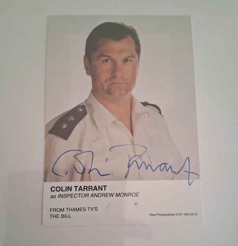 Colin tarrant signed the - colin,