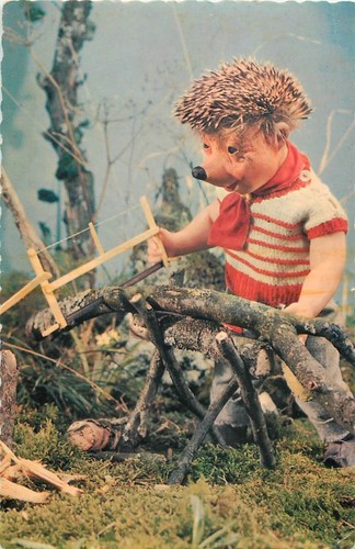 Mecki the hedgehog lumberjack - mecki,
