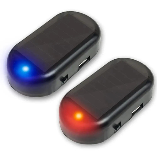 Solar power car led - led, dummy