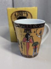 Egyptian German Porcelain Fathi Mahmoud Mug Egyptology Mummies CH