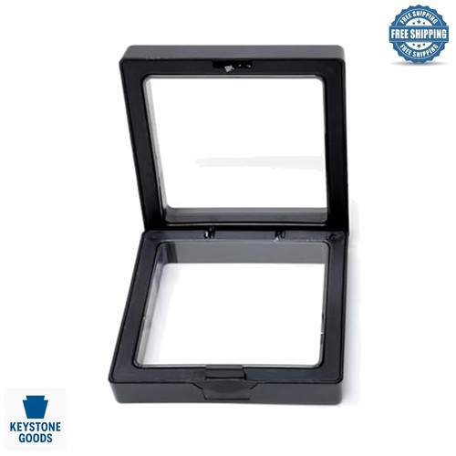 Black floating display - black, coin