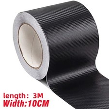 Carbon Fiber Car Sticker Door Sill Bumper Protector AntiScratch Tape Vinyl Film!