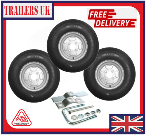 Complete trailer wheel 500 - complete,