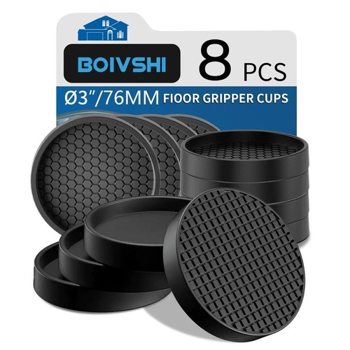 Pack 76mm furniture coasters - 8,