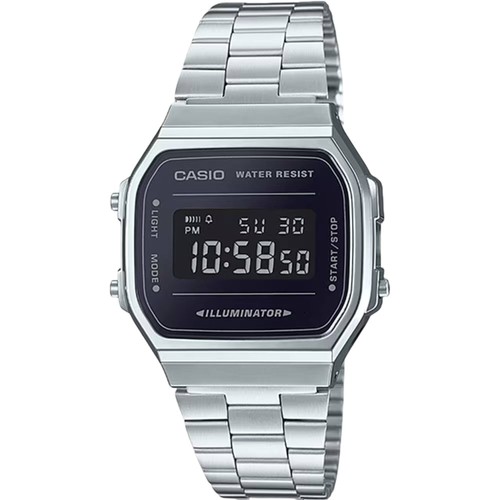 Casio unisex watch alarm black - unisex,