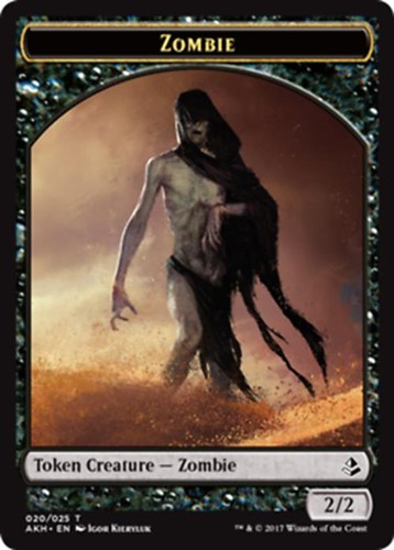 Zombie token amonkhet - token,