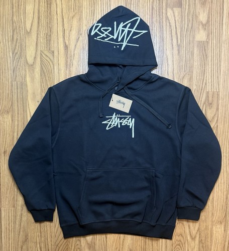 Stussy embroidered logo - stussy, hoodie