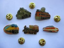 VINTAGE LOCOMOTIVES TRAINS STEAM TRAIN BR RAILWAY ENAMEL NEW PIN BADGE JOB LOT