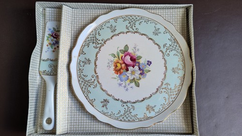 Vintage retro cake - plate, &
