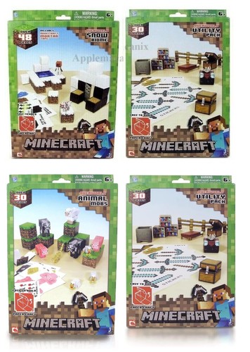 Minecraft papercraft overworld - minecraft,