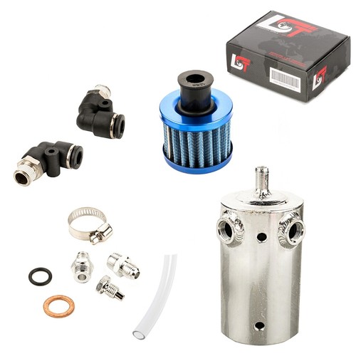 Engine oil catch tank oil