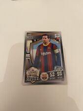 2021 Match Attax 101 - Lionel Messi of Barcelona Master foil card