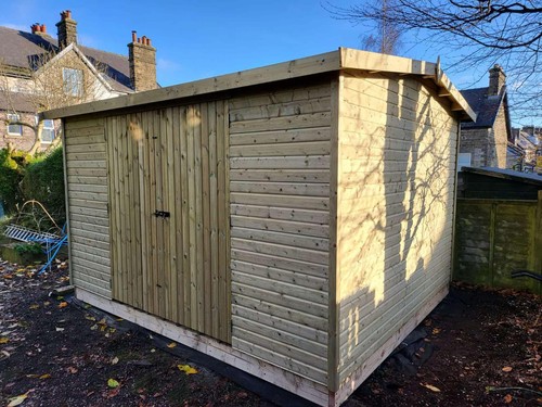 16x12 wooden garden shed apex