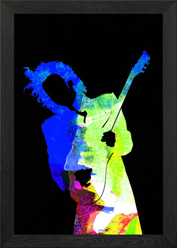 Prince watercolor framed - prince,