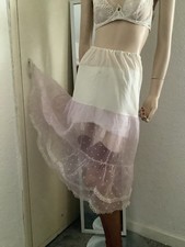 Vtg Perrico White Sheer Nylon