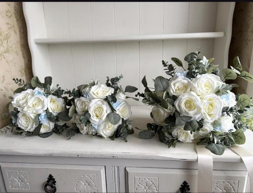 Wedding bridal party bouquets - party,
