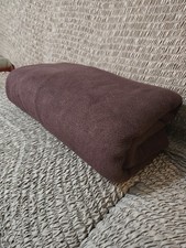 Dunelm Super Soft Large Plain Plum Throw Size Approx 220cm X 240cm
