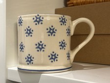 New Brixton Pottery Mug Large Snowflake 250ml