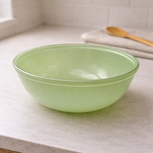 Pyrex green glass mixing - pyrex,