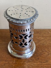 Antique silver plated pounce - plated,