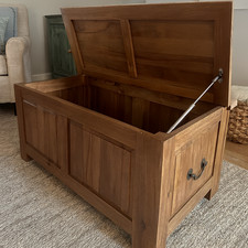 Large Solid Wood Chest