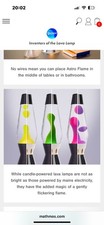 Mathmos Astro Flame Lava Lamp