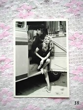 Brigitte Bardot  Black and White Postcard  Collection Magie Noire