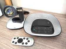Logitech Speaker Phone Business Conferencing Unit V-U0034, Remote,Camera V-U0032