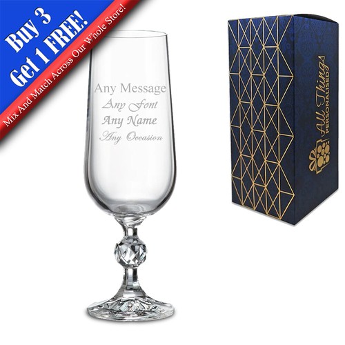 Personalised engraved crystal - personalised,
