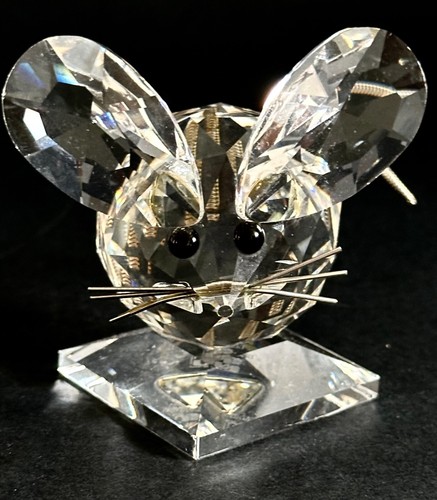Swarovski crystal mouse large - crystal,
