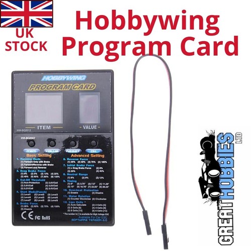 Hobbywing led program card - hobbywing,